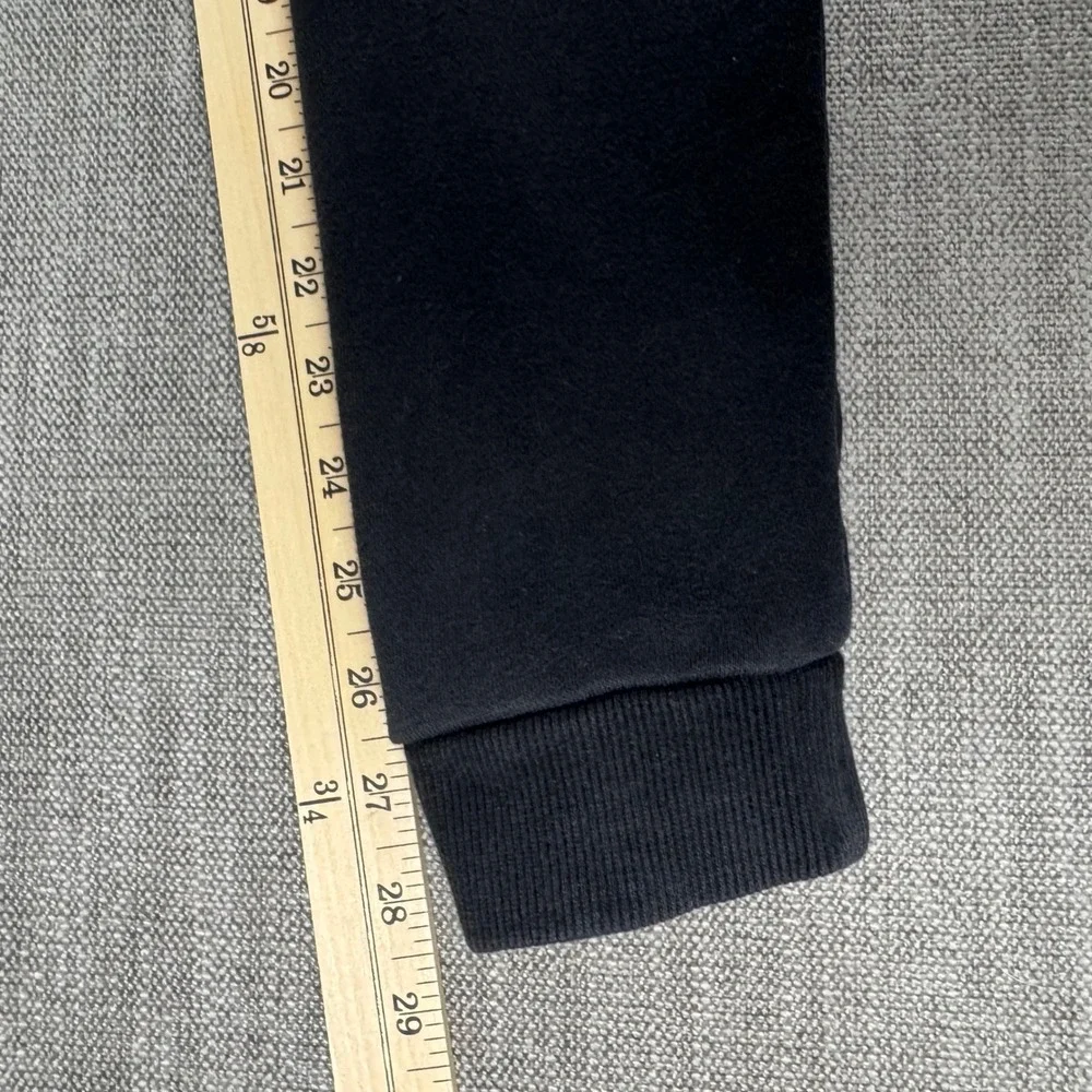 Adidas Originals Trefoil Cropped Hoodie Black White Women's Medium - Picture 6 of 11